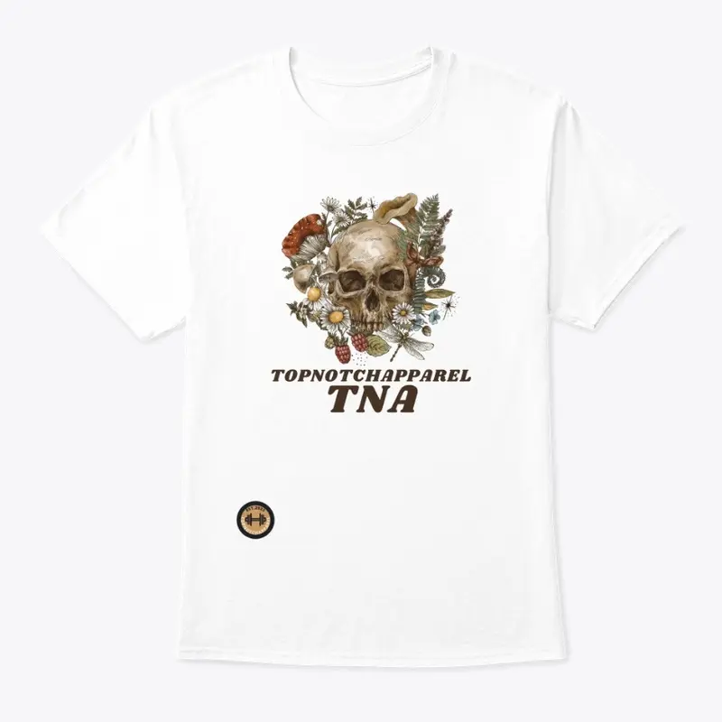 Beige Brown & Red Vintage Skull 