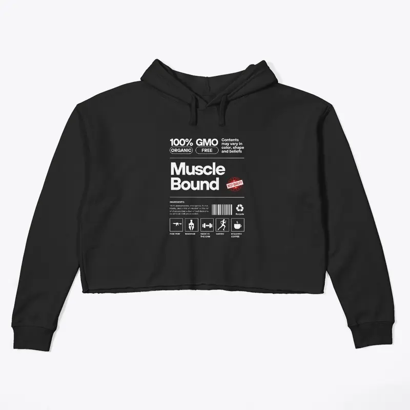 Muscle Bound Crop Hoodie TNA