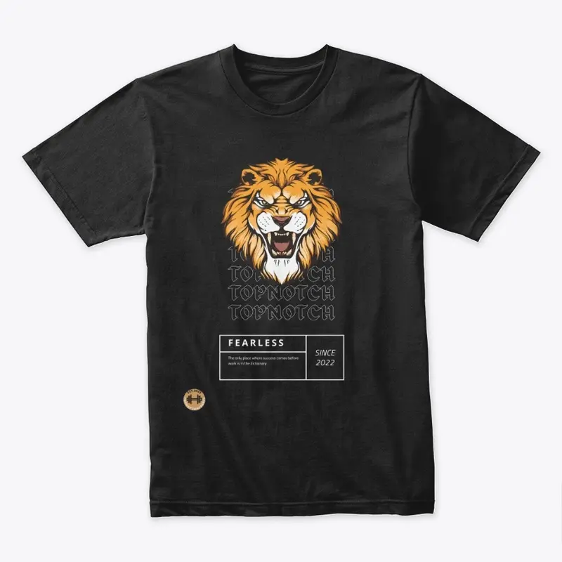 Fearless Lion T Shirt